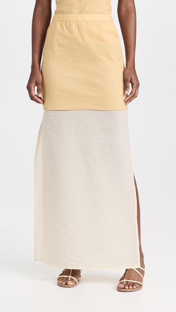 Rosetta Getty Double Layer Split Skirt | Shopbop Product Image