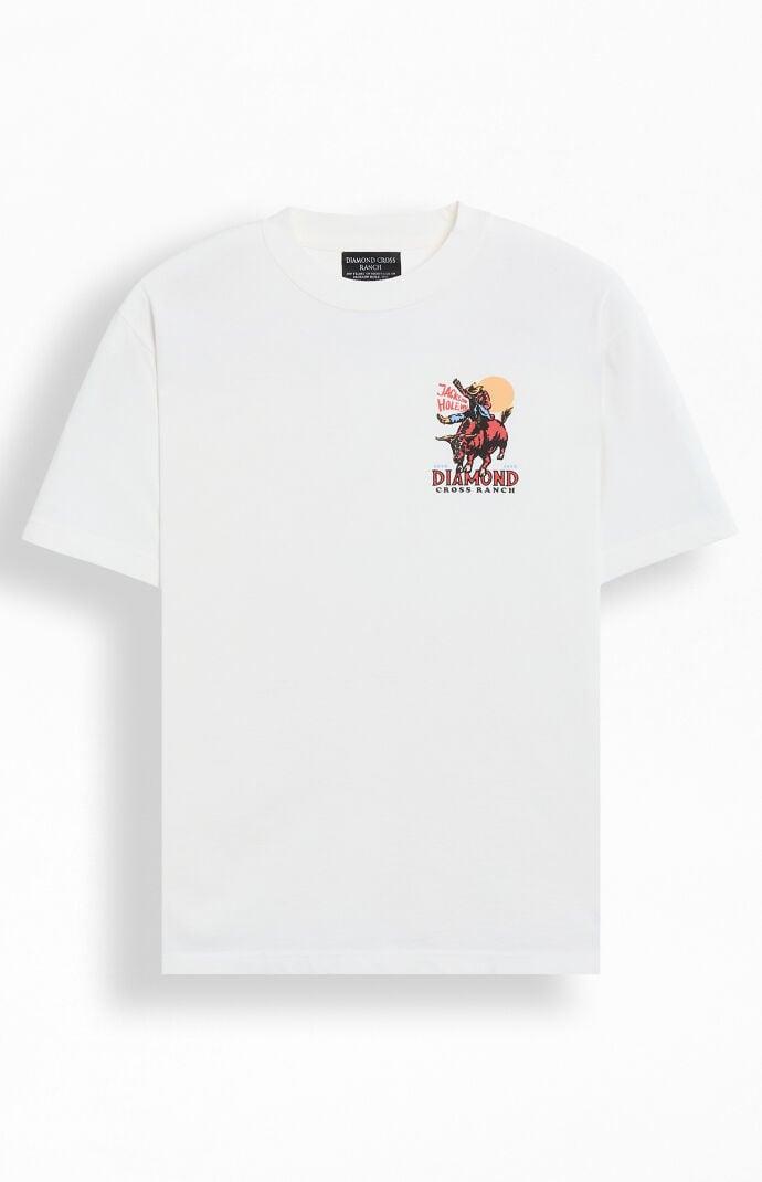 Diamond Cross Ranch Men's Sunshine Bull Ride T-Shirt Product Image