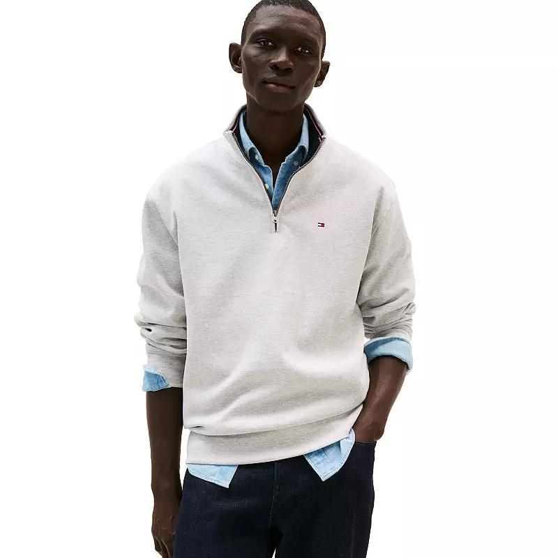Men's Tommy Hilfiger Logo Quarter-Zip Top,  Product Image