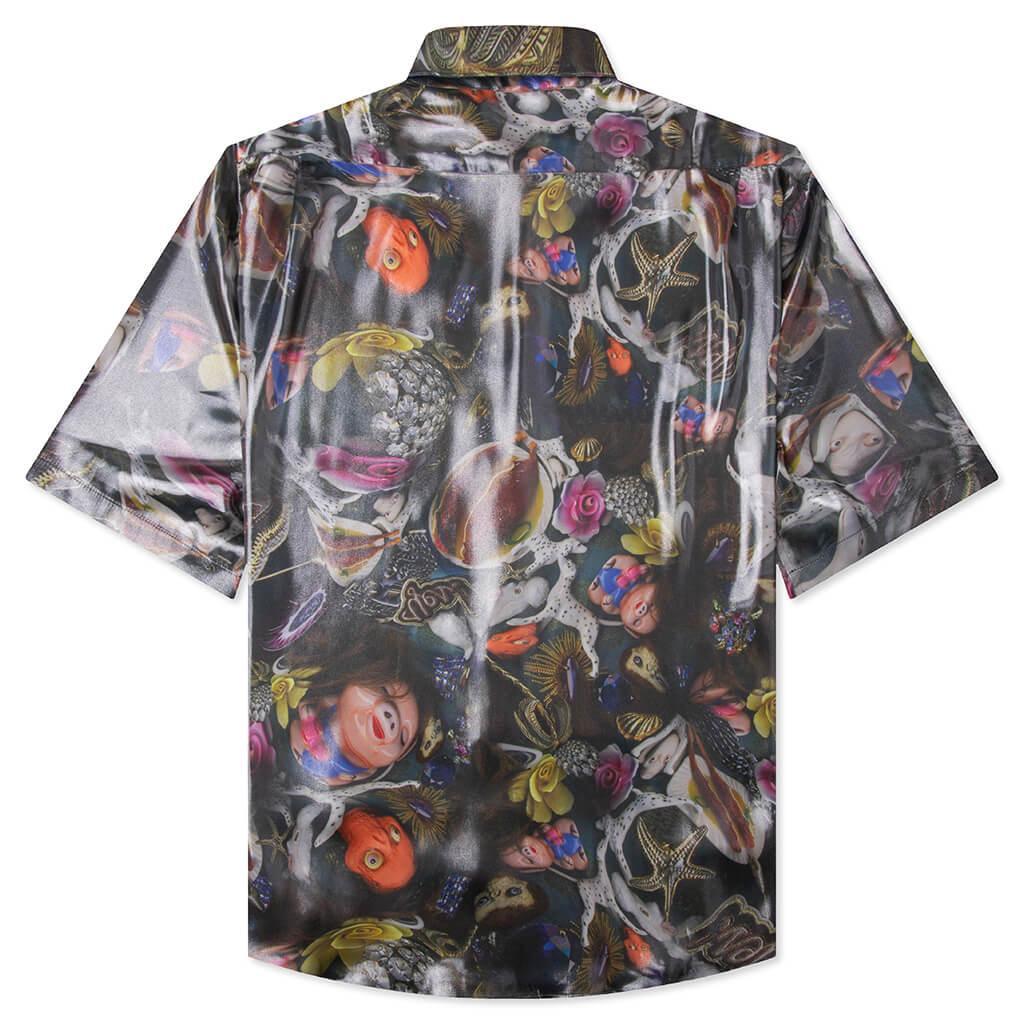 Short Sleeve Shirt - Black/Multi Male Product Image