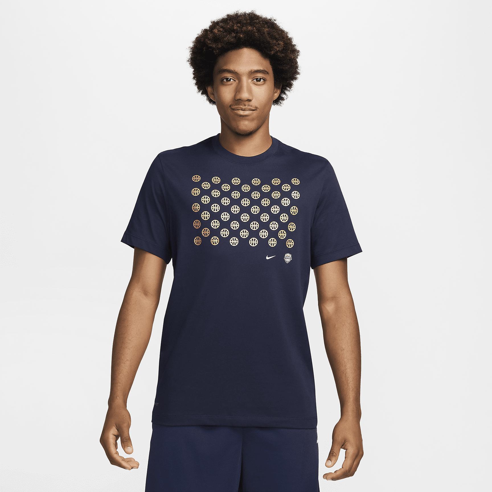 Nike Mens Nike USA Olympics 24 Team Short Sleeve T-Shirt - Mens Navy/Navy Product Image