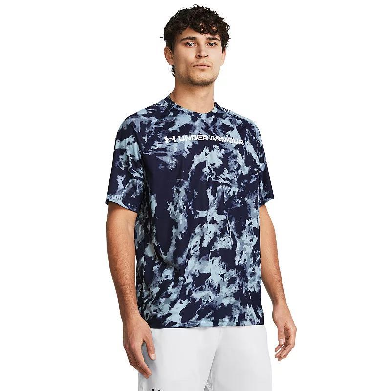 Big & Tall Under Armour Tech ABC Camo Short Sleeve Tee, Mens Product Image