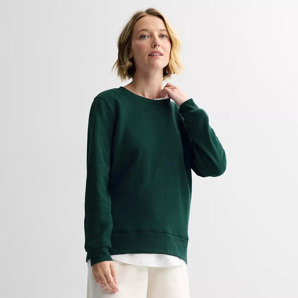 Women's Tek Gear® Ultrasoft Fleece Crewneck Sweatshirt,  Product Image