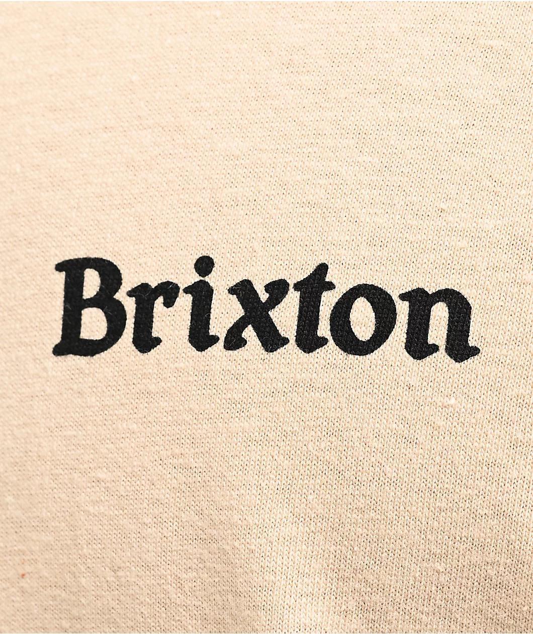 Brixton Bulldog Natural T-Shirt Product Image