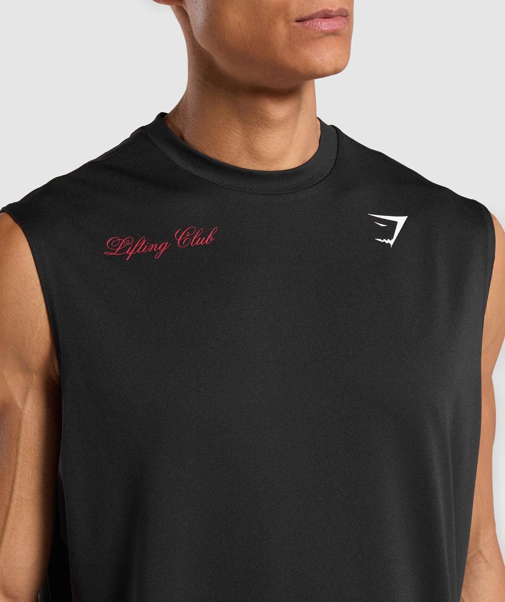 Script Graphic Cut Off Tank Product Image