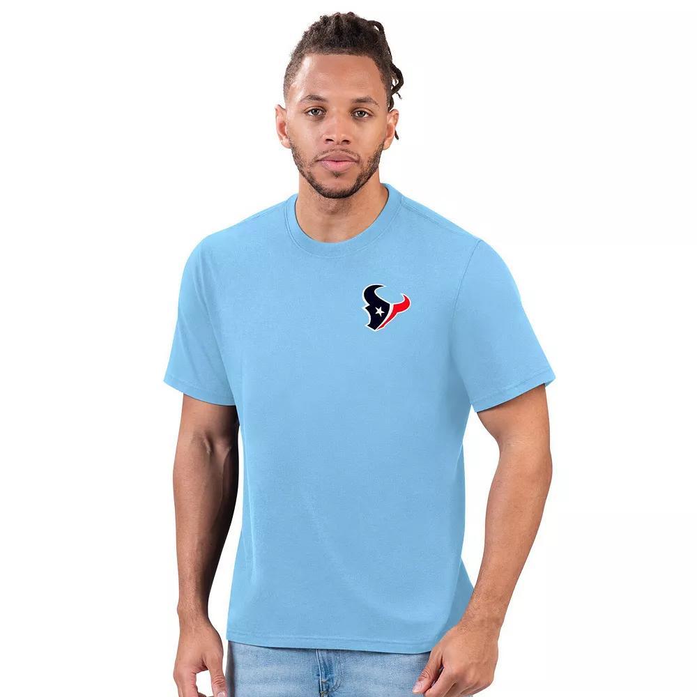 Men's Margaritaville Light Blue Houston Texans Time Flies T-Shirt, Size: XL Product Image