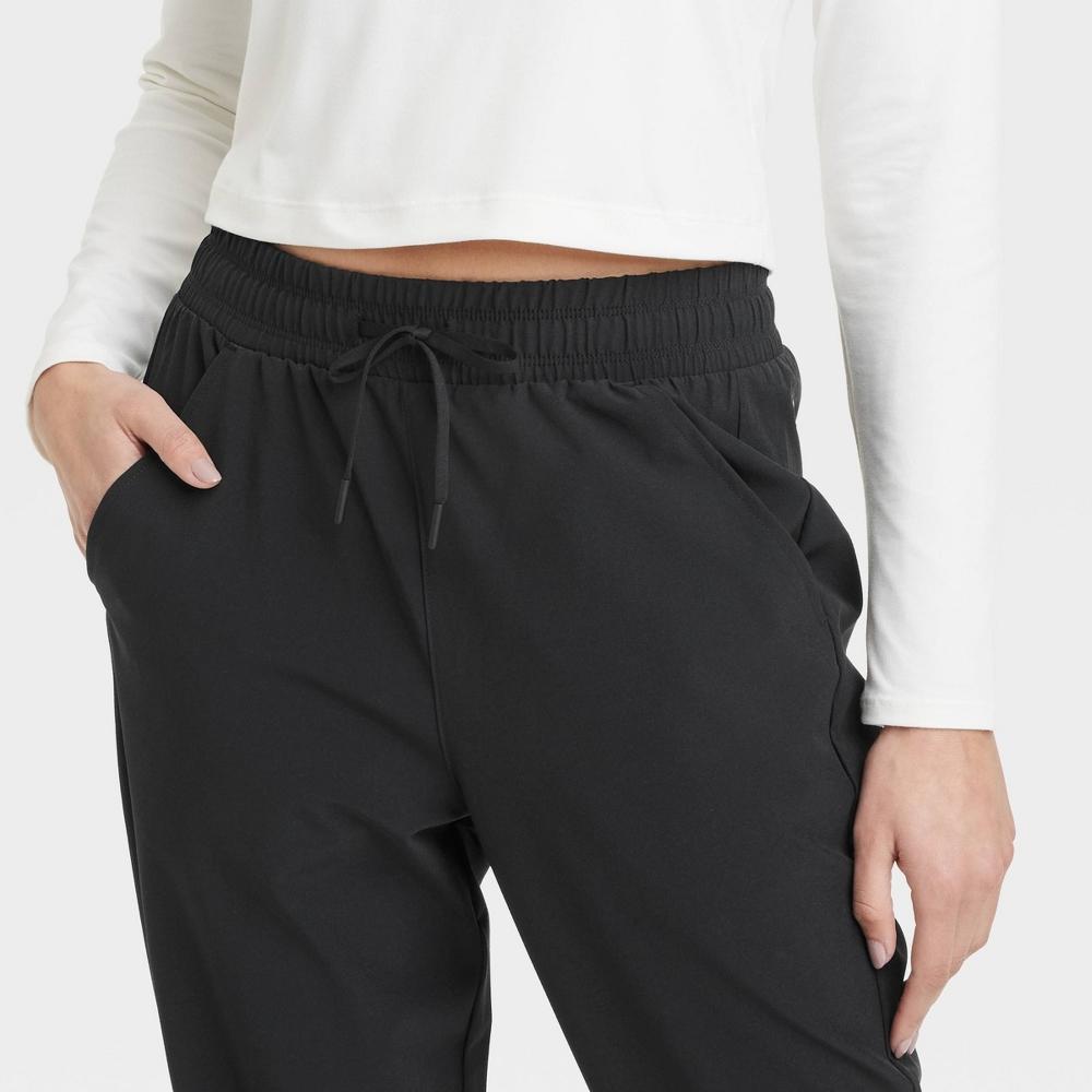 Women's Stretch Woven High-Rise Taper Pants - All In Motion™ Product Image