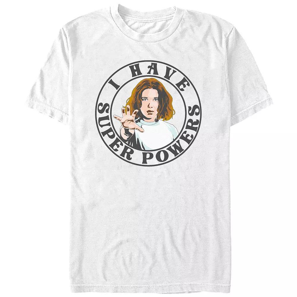 Juniors' Stranger Things I Have Superior Powers Stamp Boyfriend Graphic Tee, Women's,  Product Image