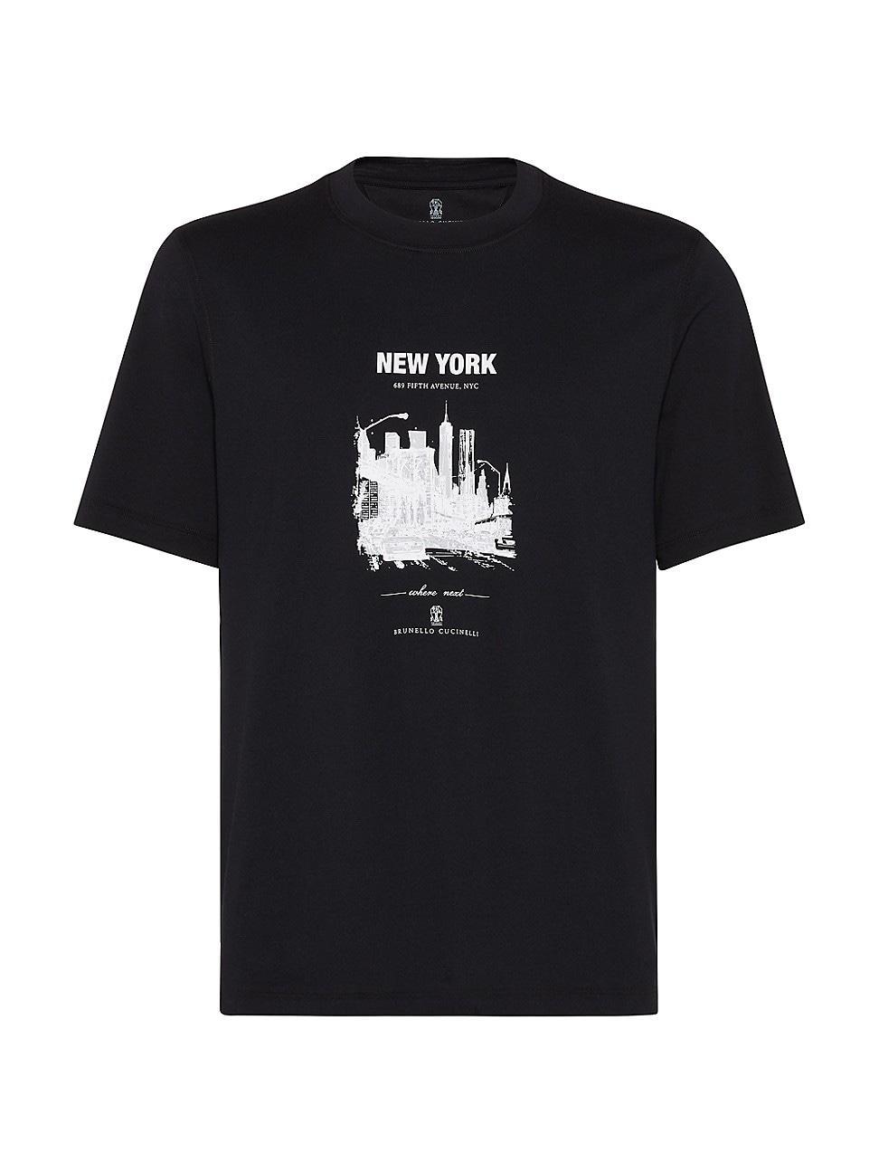 Mens Cotton Jersey New York T-Shirt Product Image