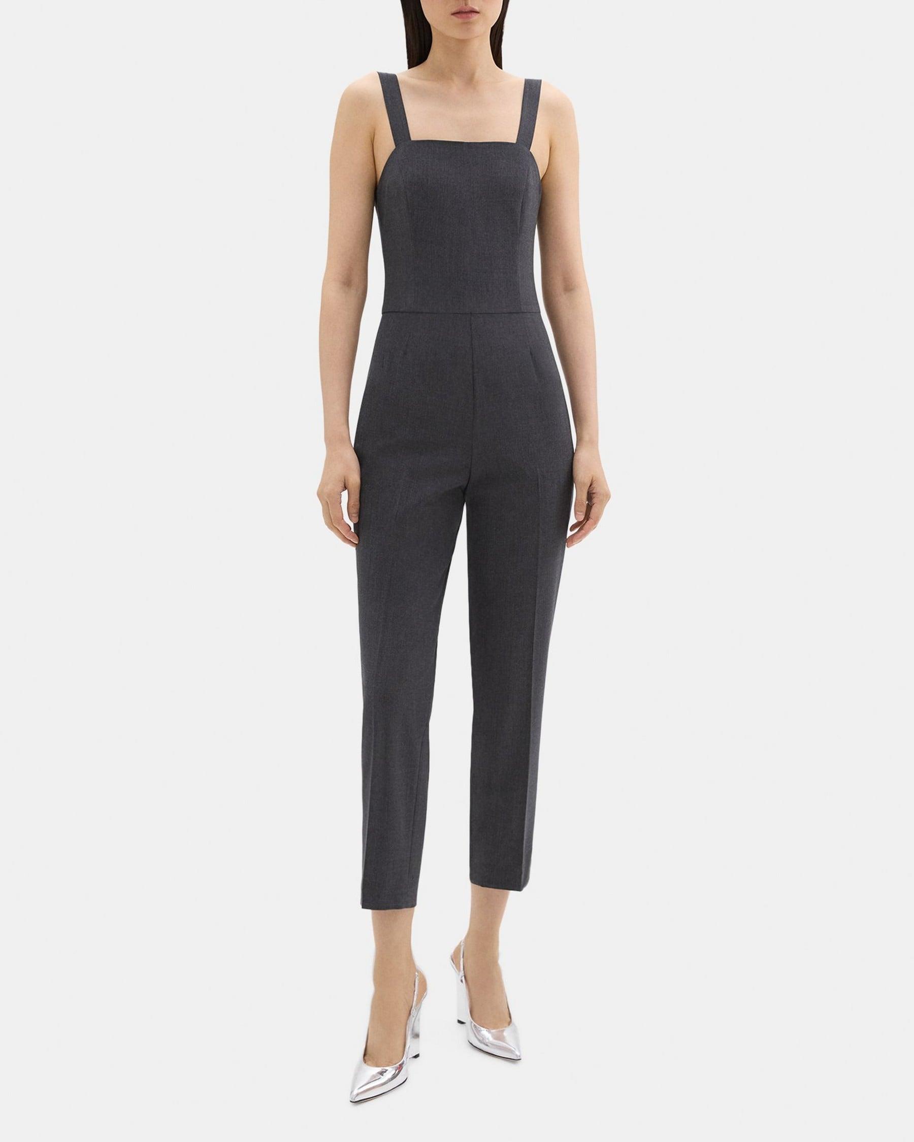 Sleeveless Jumpsuit in Good Wool Product Image