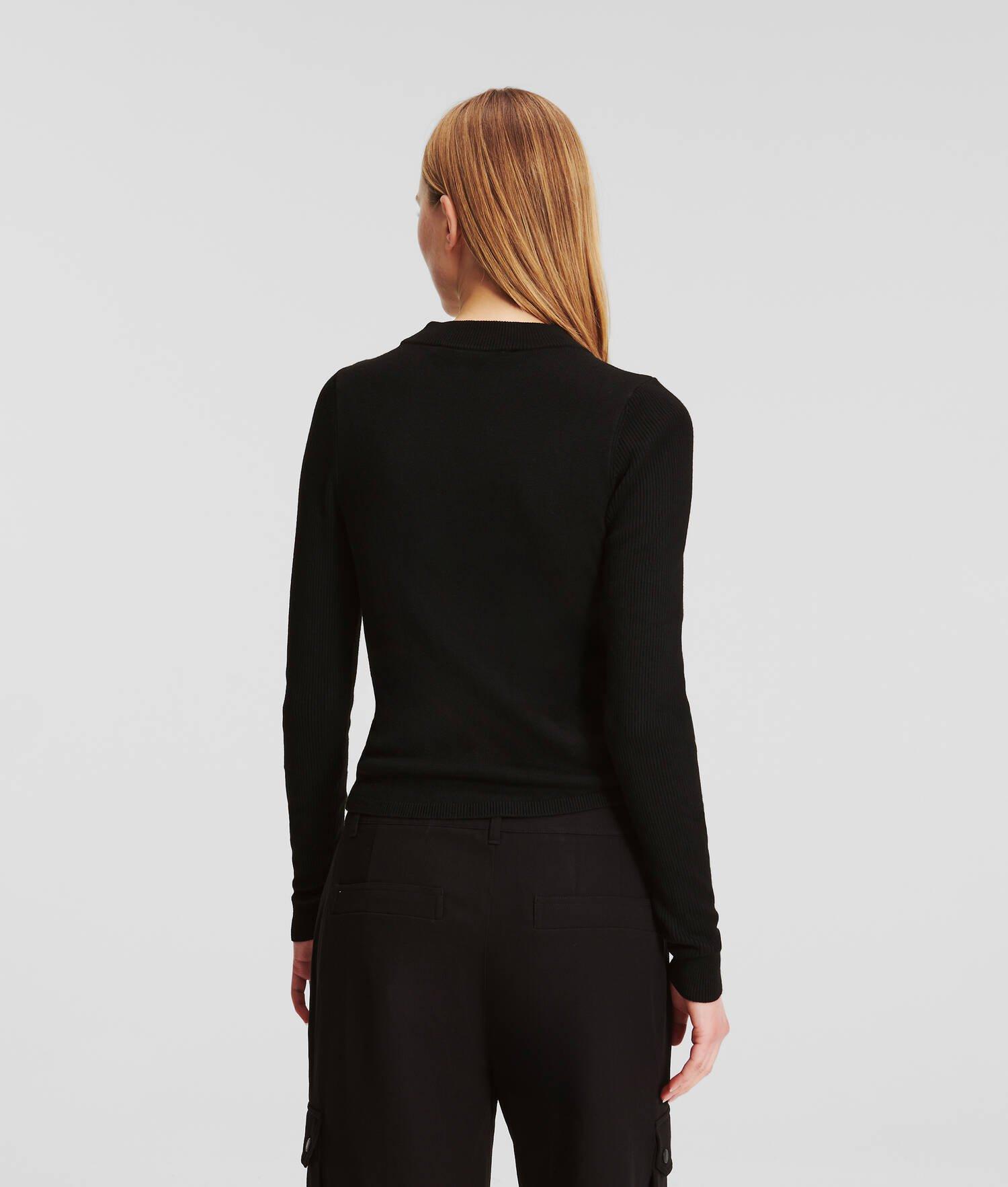 KLJ CUTOUT MOCK NECK SWEATER Product Image