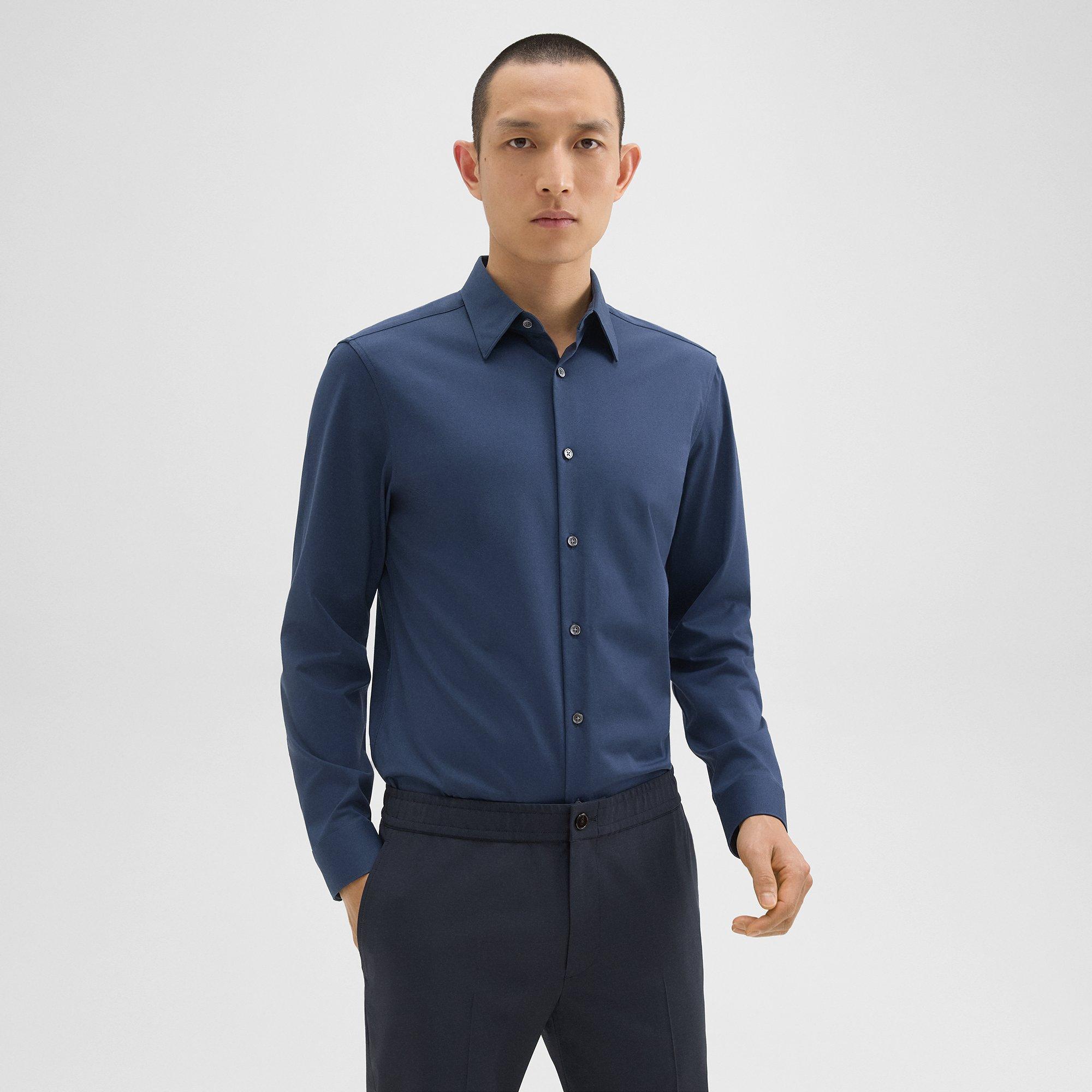 Performance Knit Tailored Shirt | Theory Product Image