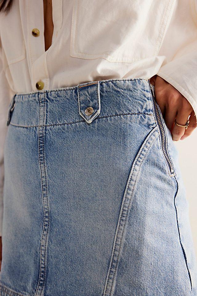 We The Free Runaway Denim Skirt Product Image