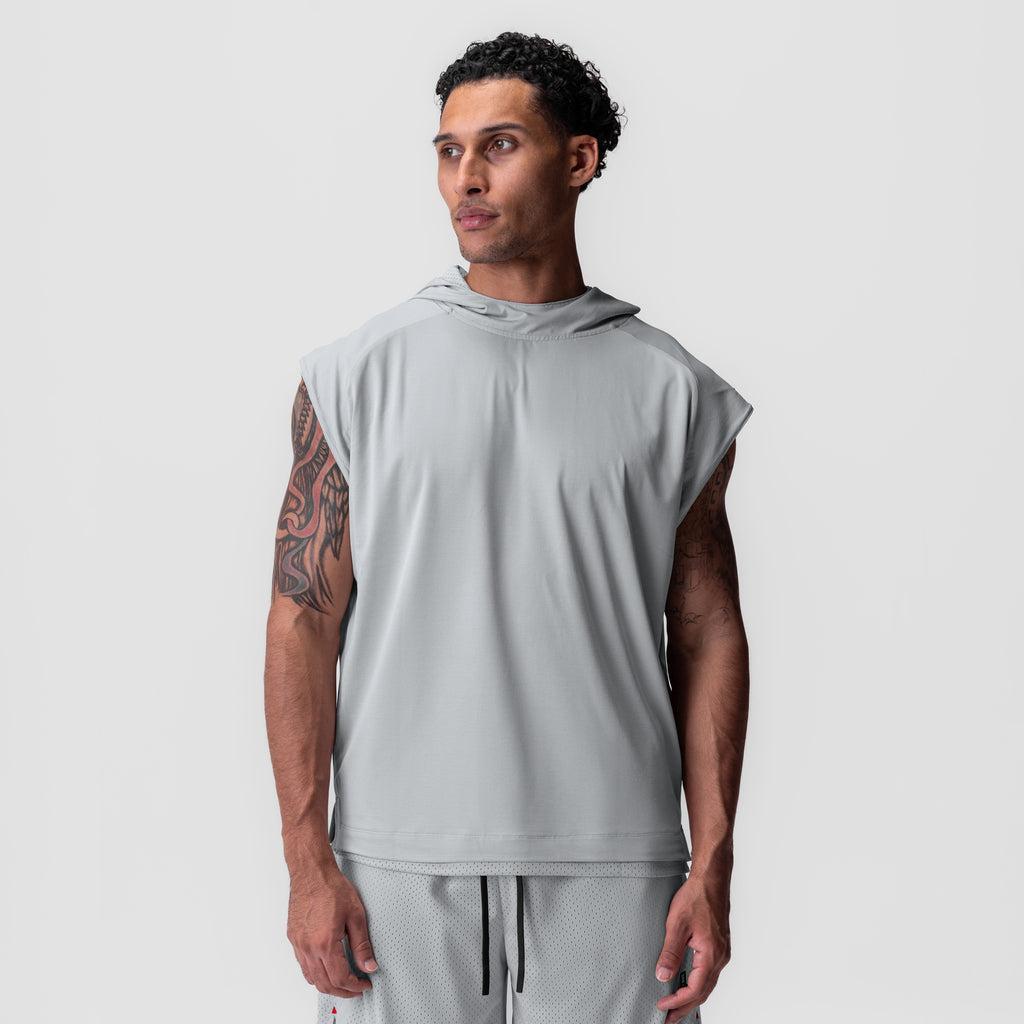 0983. Reversible 2-in-1 Cutoff Hoodie - Chai Product Image
