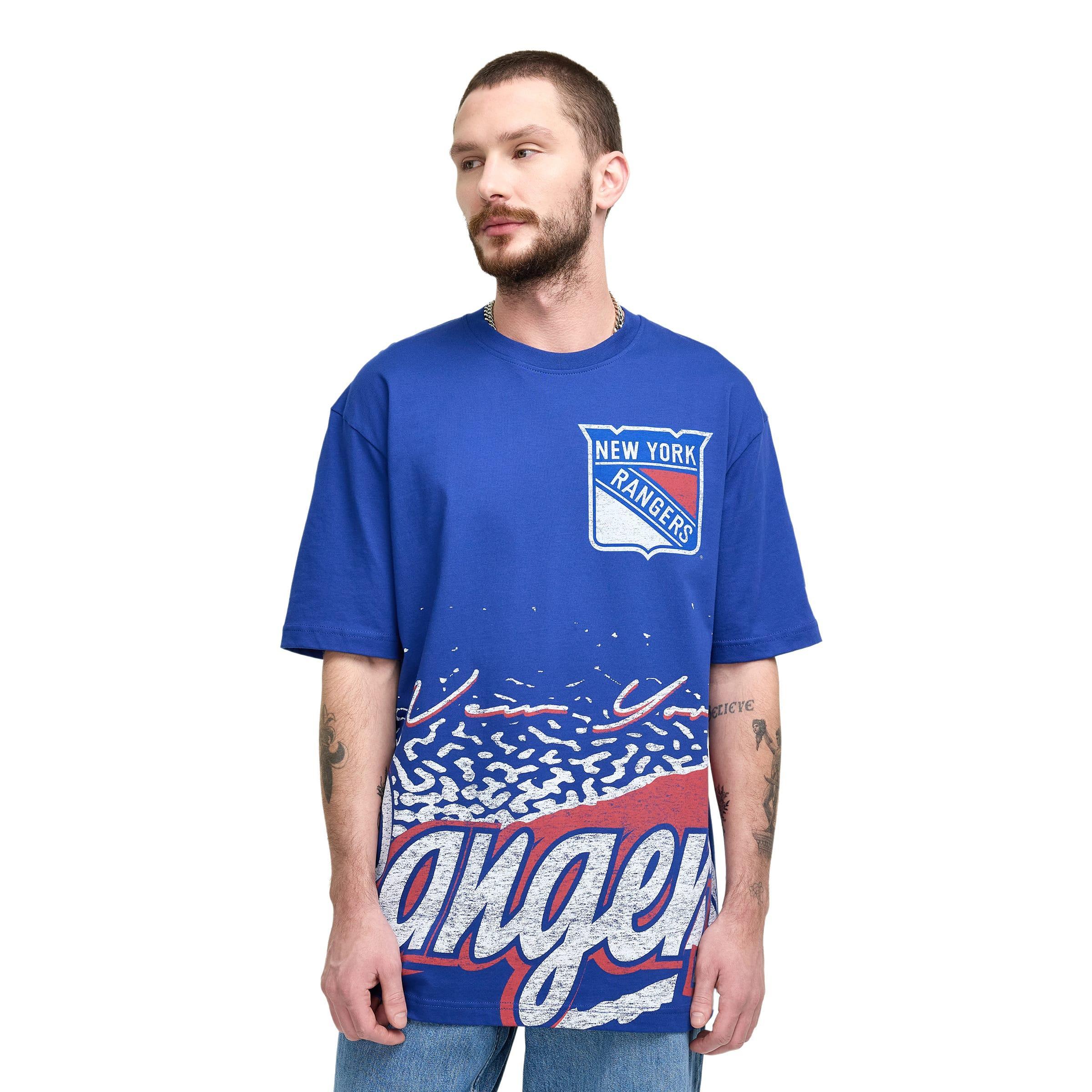 Edmonton Oilers Sport Classics Blue T-Shirt Male Product Image