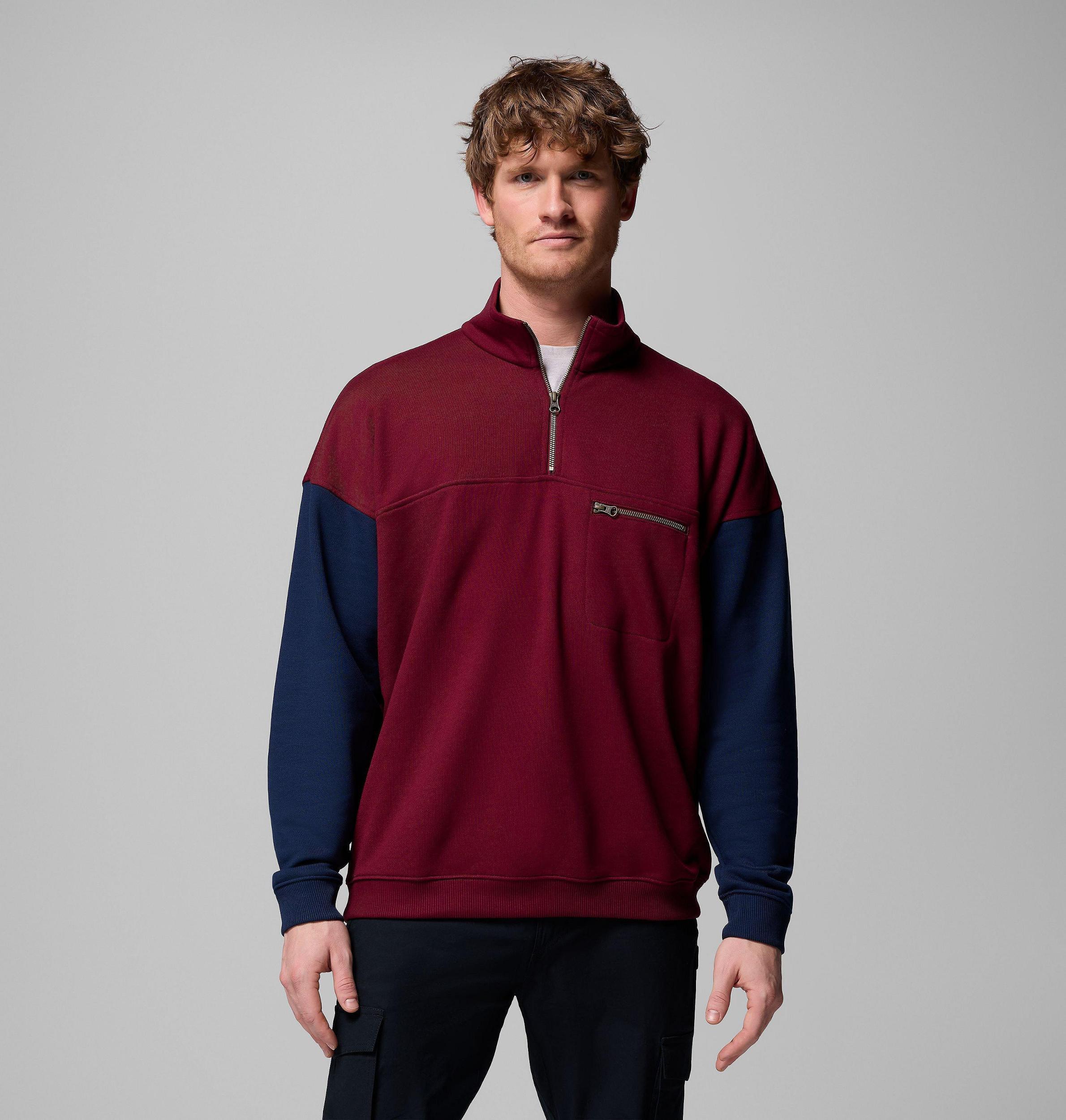 Columbia Mens Bugasweat Half Zip Pullover- Product Image