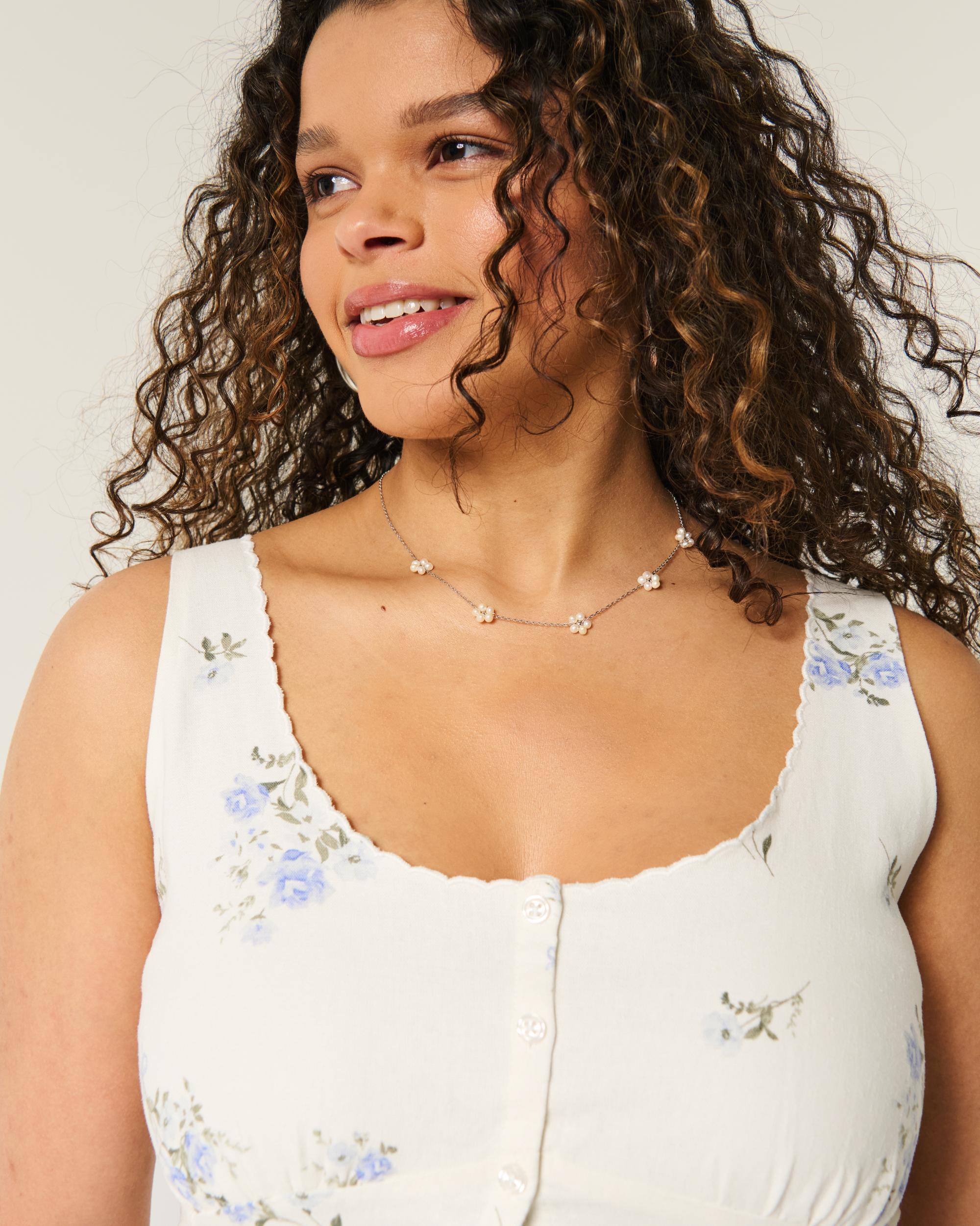 Linen Blend Button-Through Top Product Image