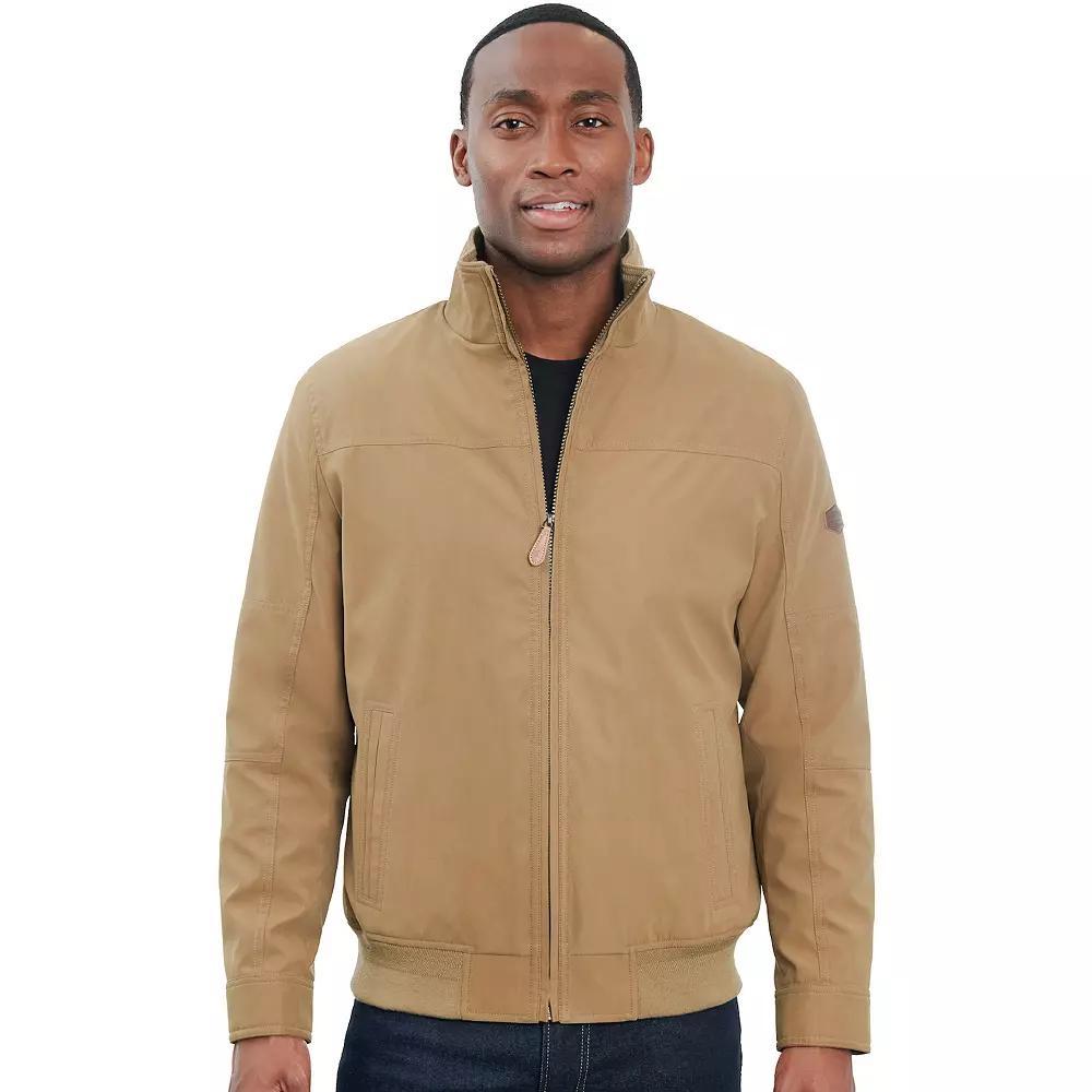 Men's London Fog Sherpa-Lined Microfiber Bomber Jacket,  Product Image