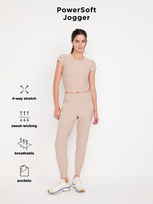 High-Waisted PowerSoft Joggers Product Image