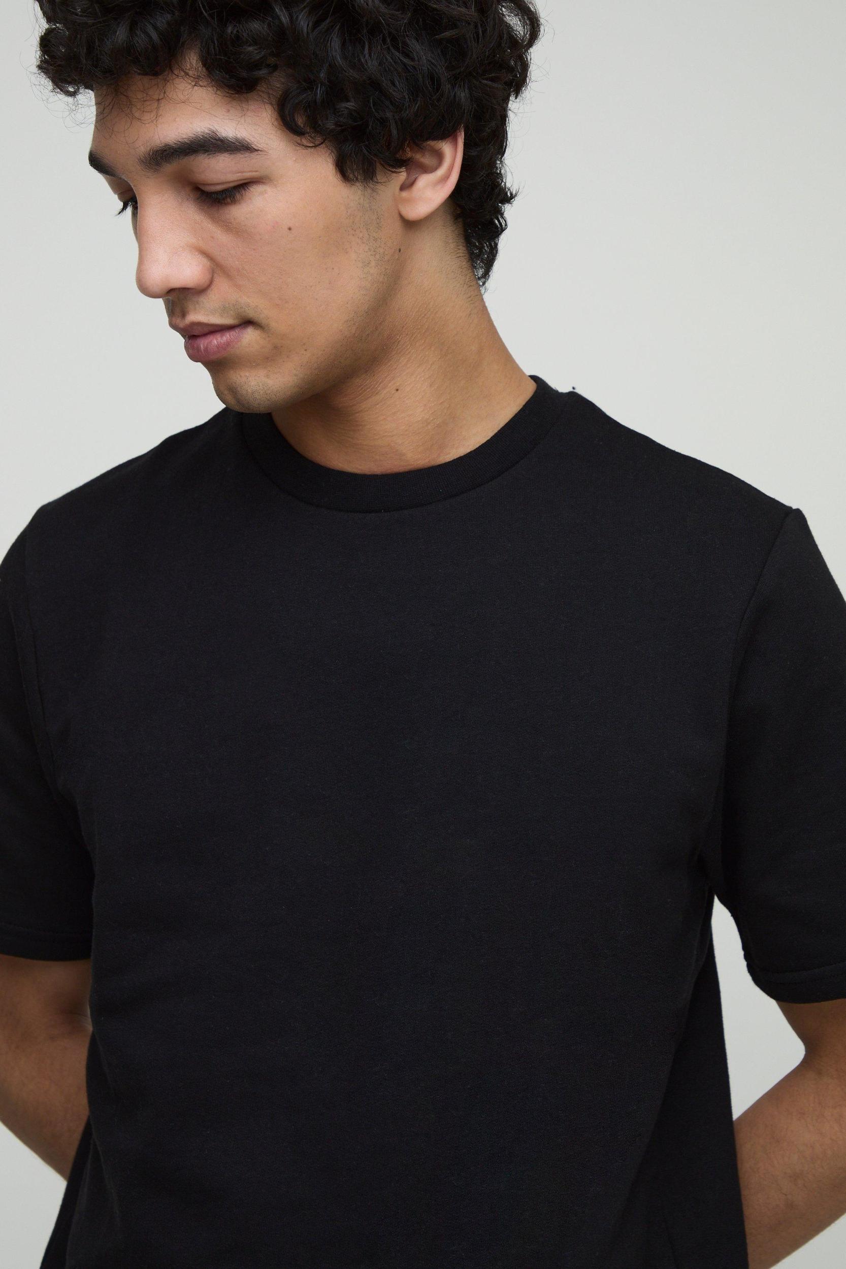 Regular Fit Heavyweight T-Shirt | boohooMAN USA Product Image