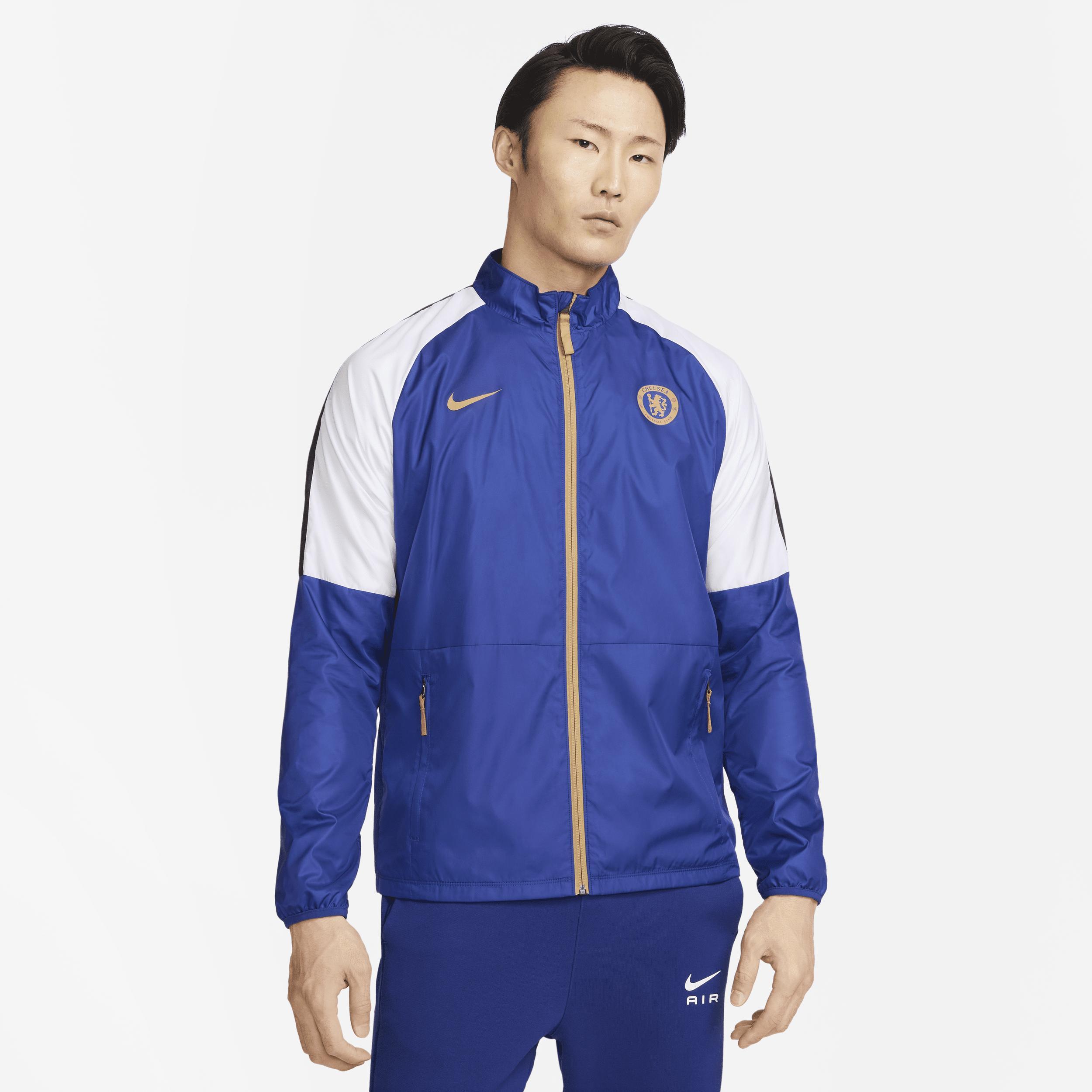 Mens Nike Blue Chelsea 2023 Academy AWF Raglan Full-Zip Jacket Product Image