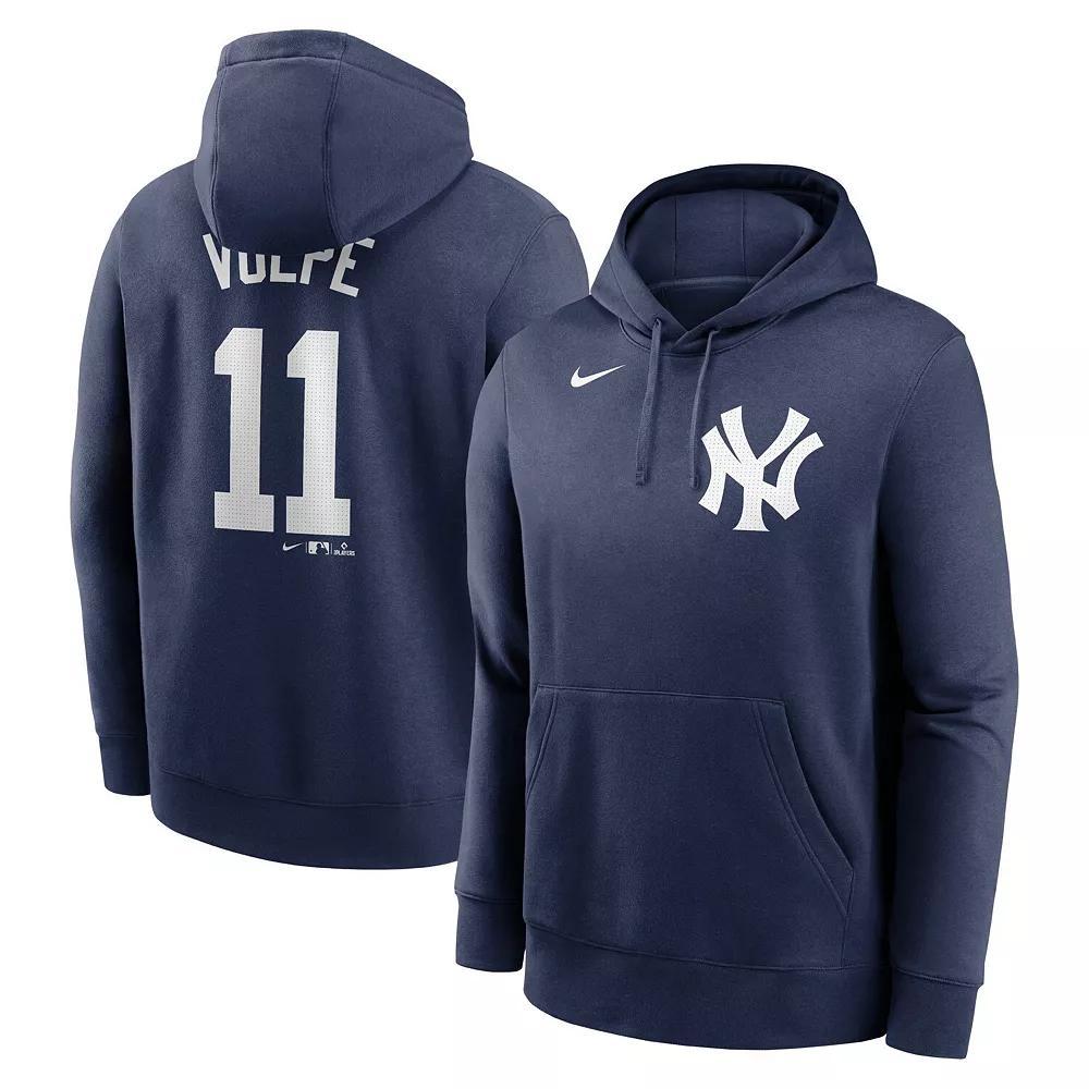 Men's Nike Marcus Semien Royal Texas Rangers Player Name & Number Club Pullover Hoodie,  Product Image