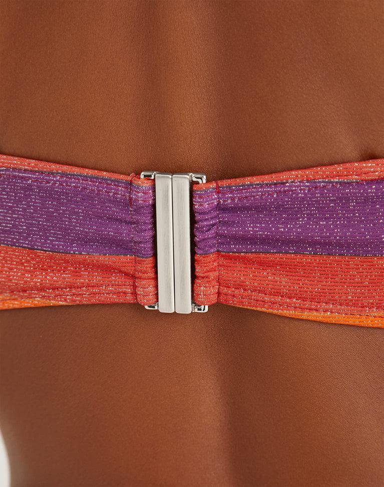 Lurex Jessie Bandeau Top - Heatwave Product Image