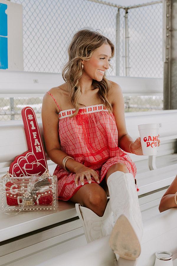 Lakefront Party Gingham Crop Top Product Image