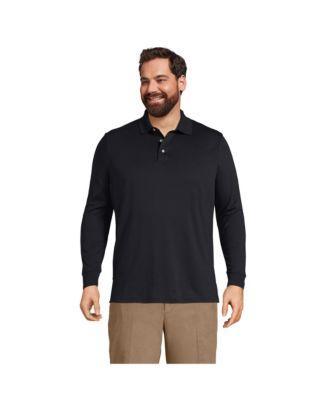 Men's Lands' End Soft Supima Polo, Size: Small, White Product Image