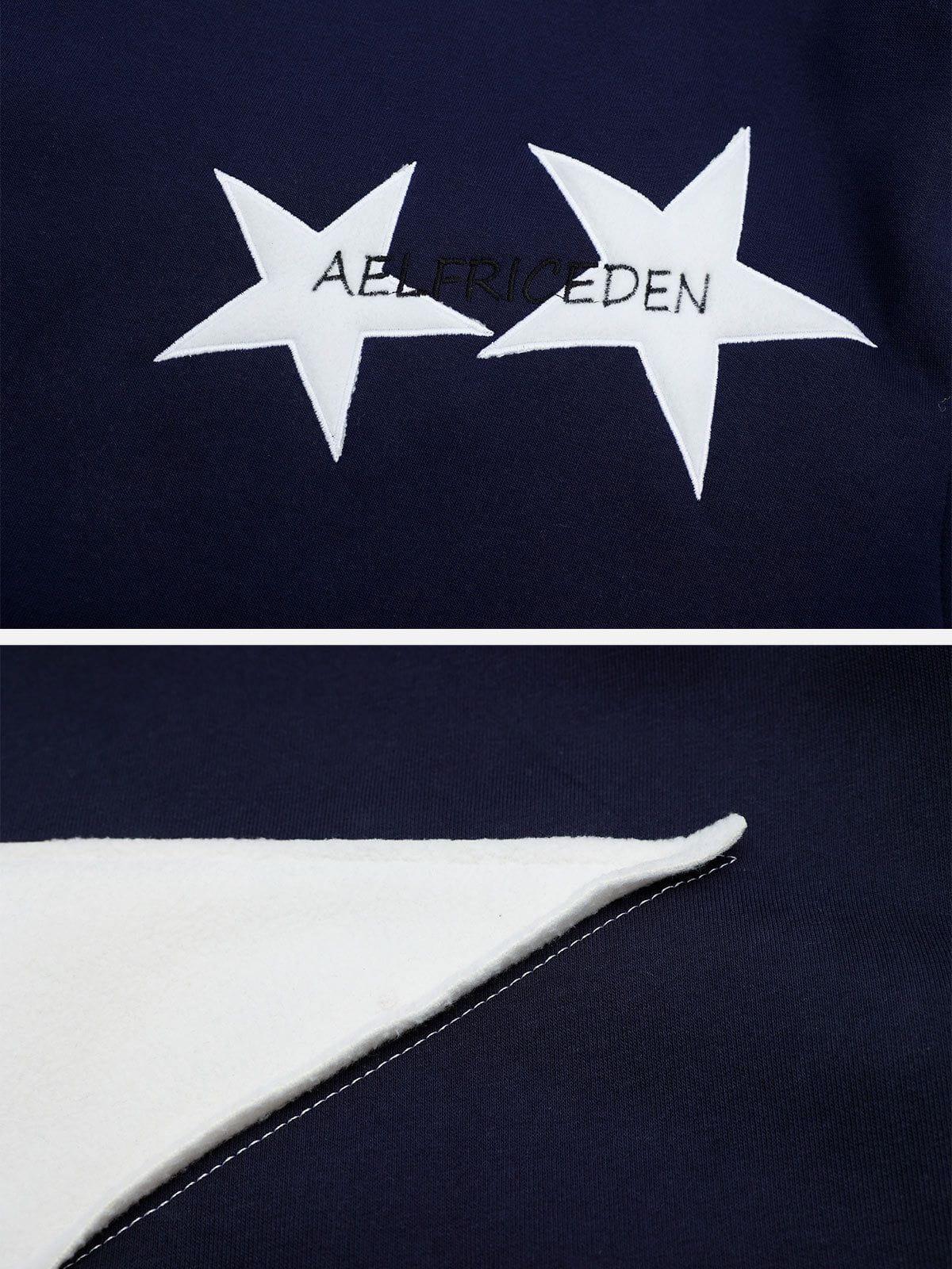 Aelfric Eden Star Color Contrast Hoodie Product Image