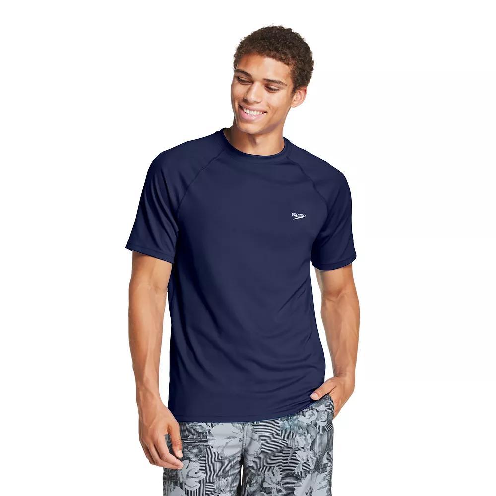 Men's Speedo Quick-Dry UPF 50+ Short Sleeve Swim Tee,  Product Image
