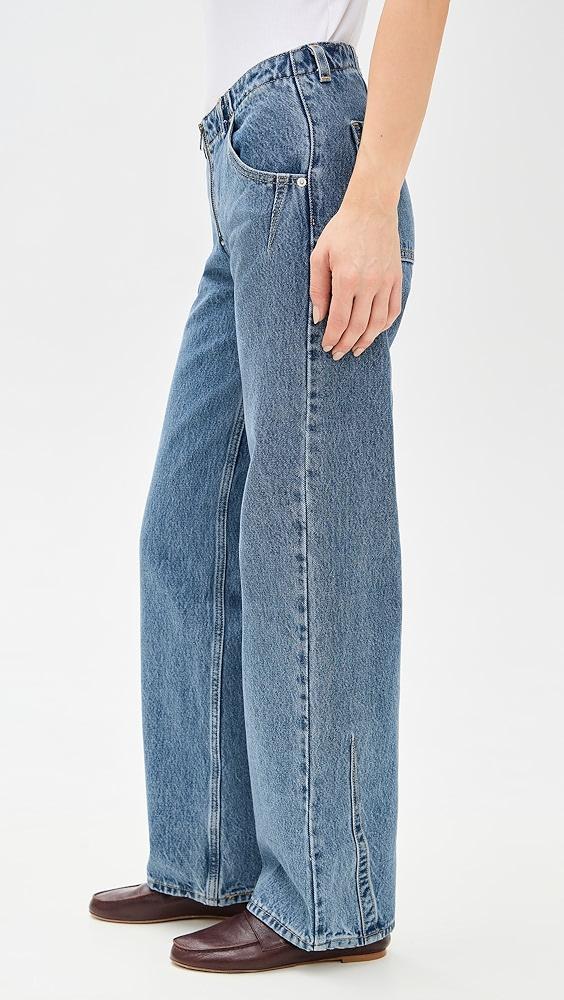 Levi's Low Loose Styled Zipper Jeans | Shopbop Product Image