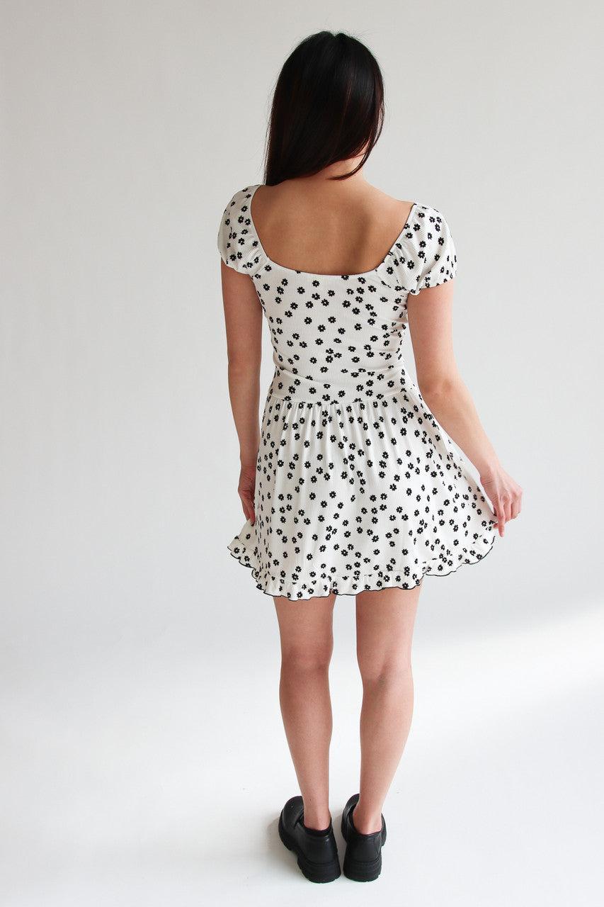 Floral Print Drop Waist Dress Product Image