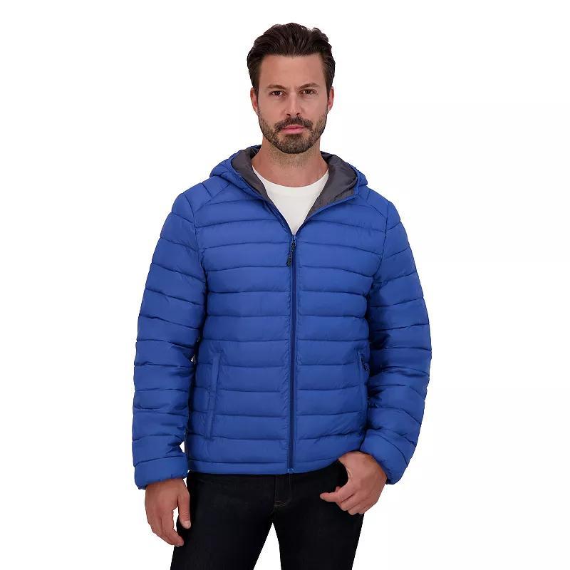 Men's ZeroXposur Hooded Quilted Puffer Jacket, Size: Medium, Grey Product Image