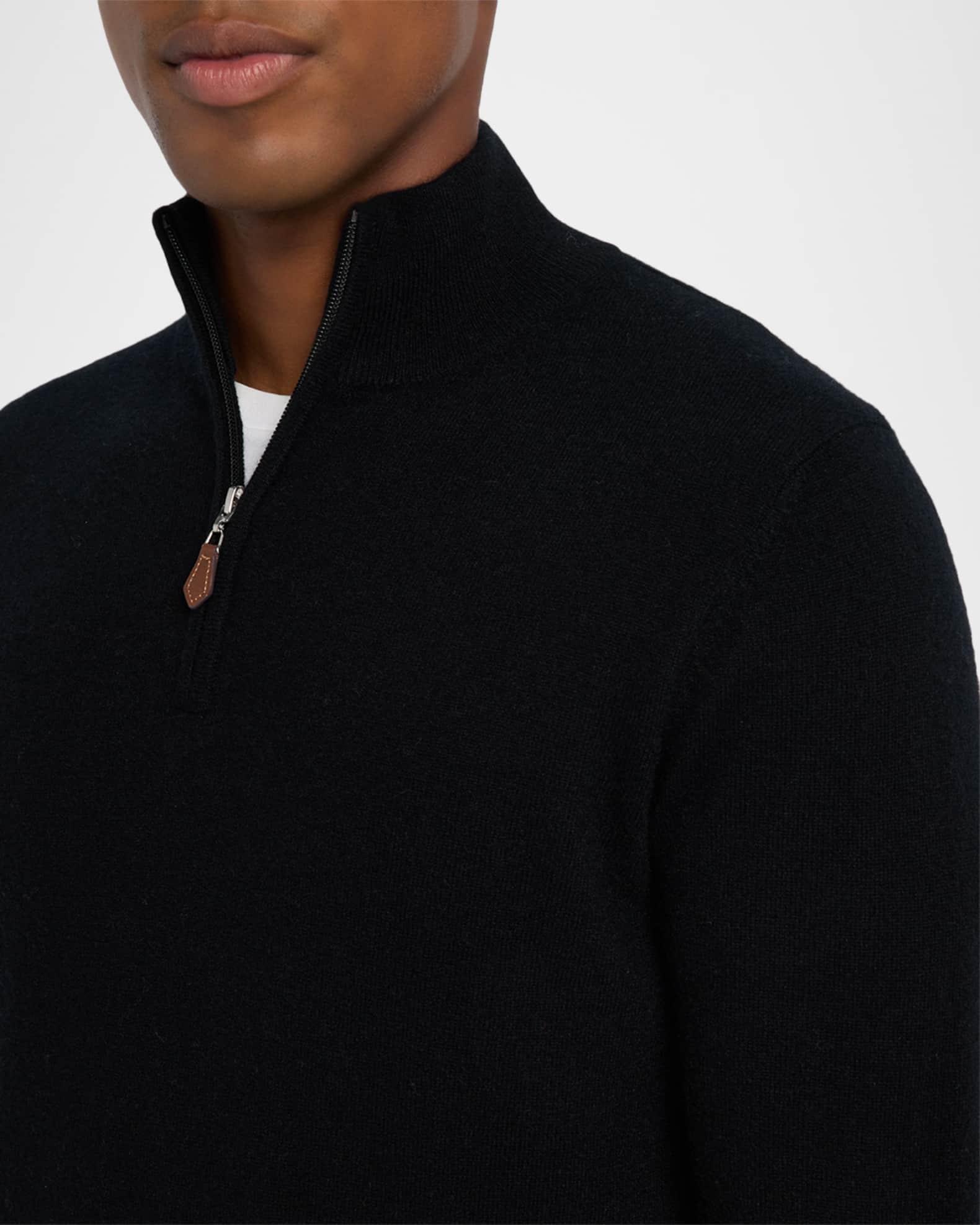 Men's Cashmere Quarter-Zip Sweater Product Image