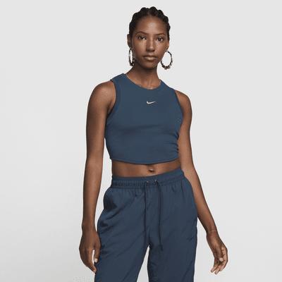 Nike Sportswear Chill Knit Women's Tight Cropped Mini-Rib Tank Top Product Image