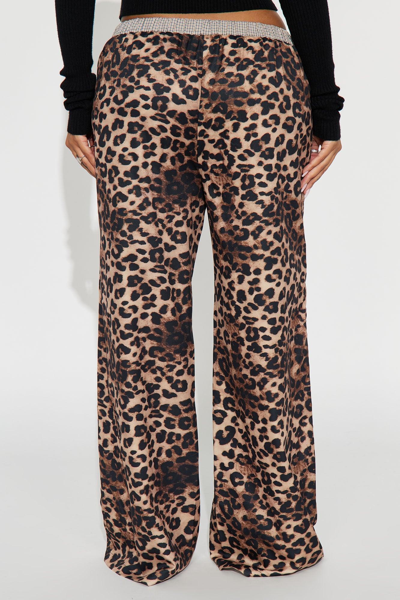 Taking It In Leopard Boxer Pant - Brown/combo Product Image