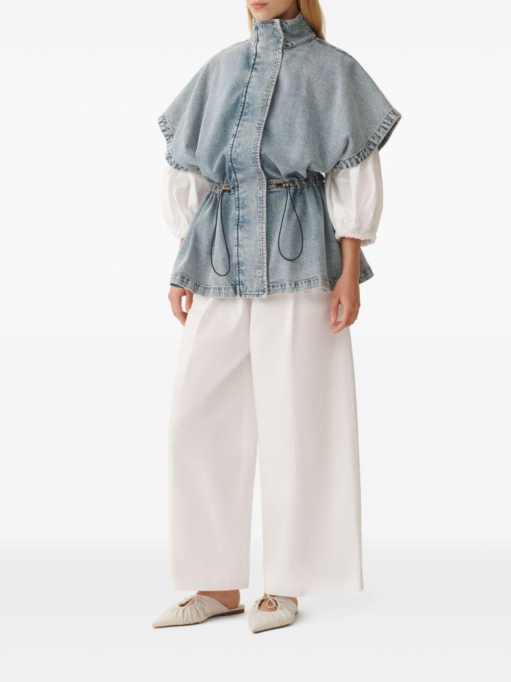 drawstring-waist jacket  Product Image