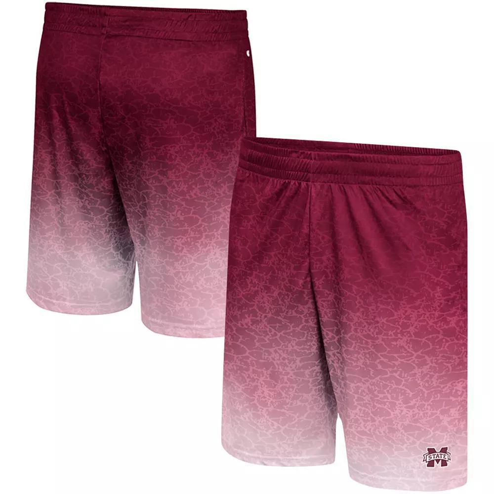 Men's Colosseum Maroon Mississippi State Bulldogs Walter Shorts, Size: Small, Mst Red Product Image
