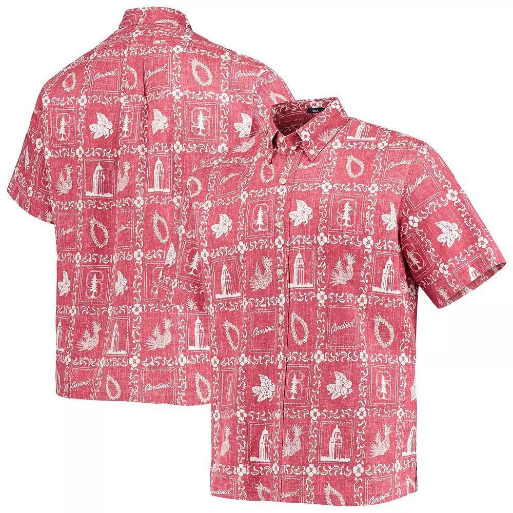 Men's Reyn Spooner Cardinal Stanford Cardinal Classic Button-Down Shirt, Size: 3XL, Red Product Image