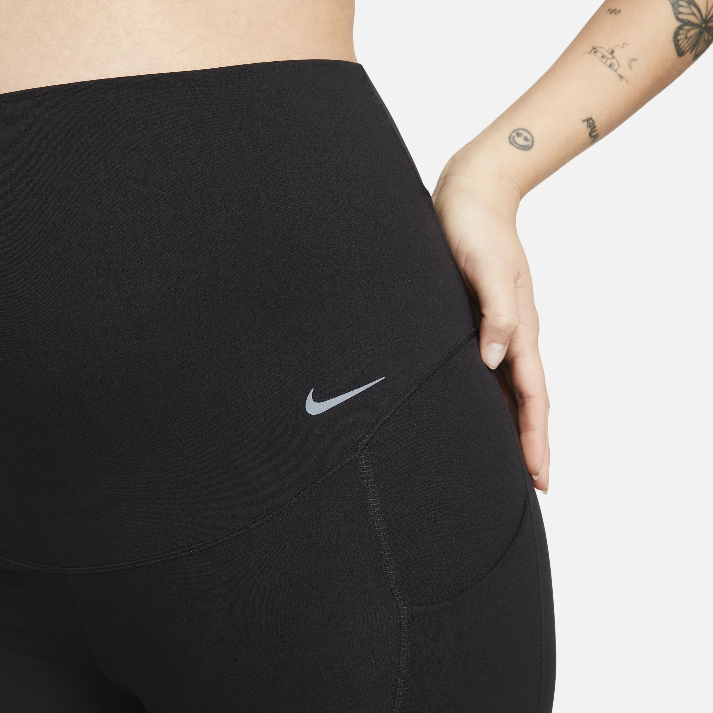 Nike Zenvy (M) Women's Gentle-Support High-Waisted 7/8 Leggings with Pockets (Maternity) Product Image