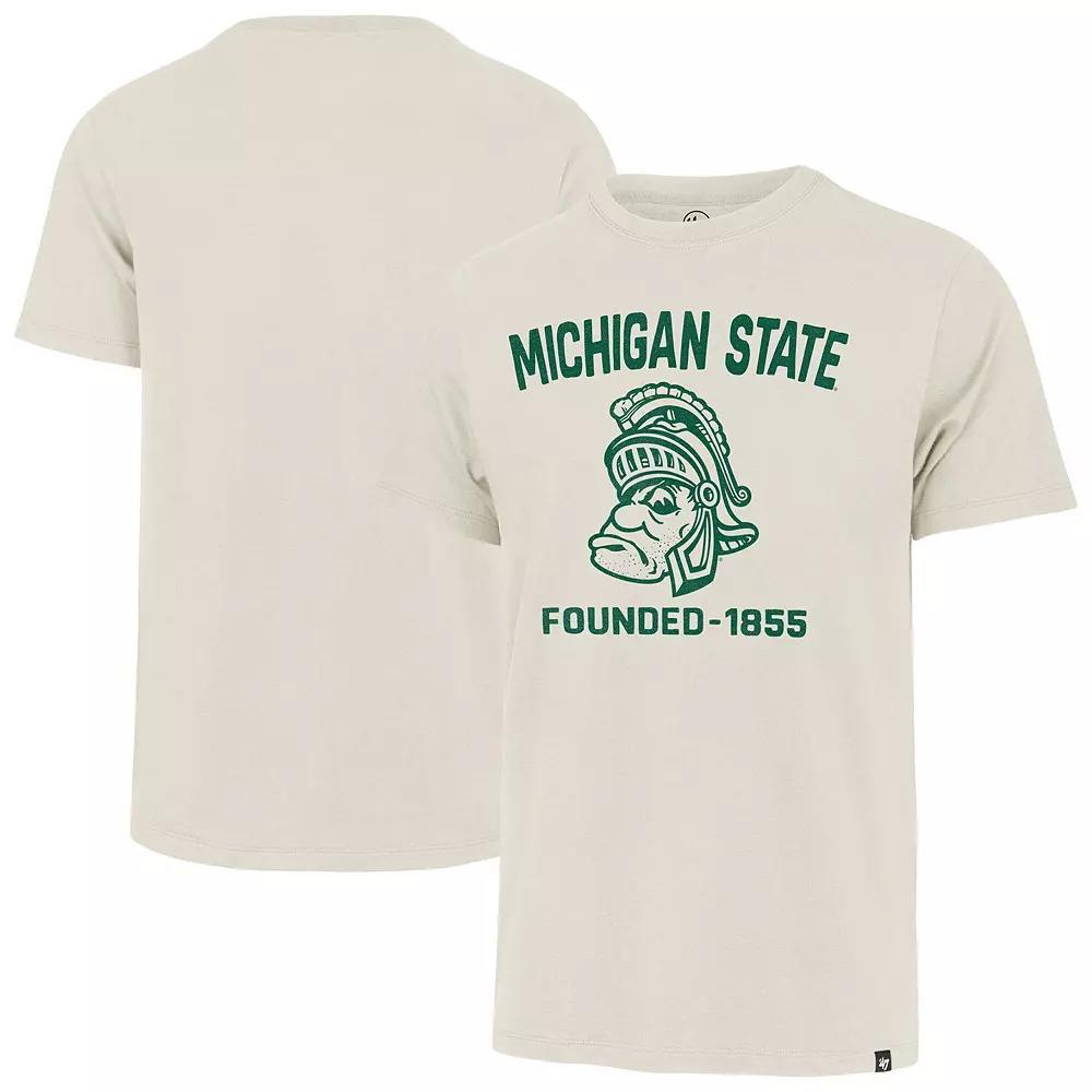 Men's '47 Cream Michigan State Spartans Duster Franklin T-Shirt, Size: Medium, Beige Product Image