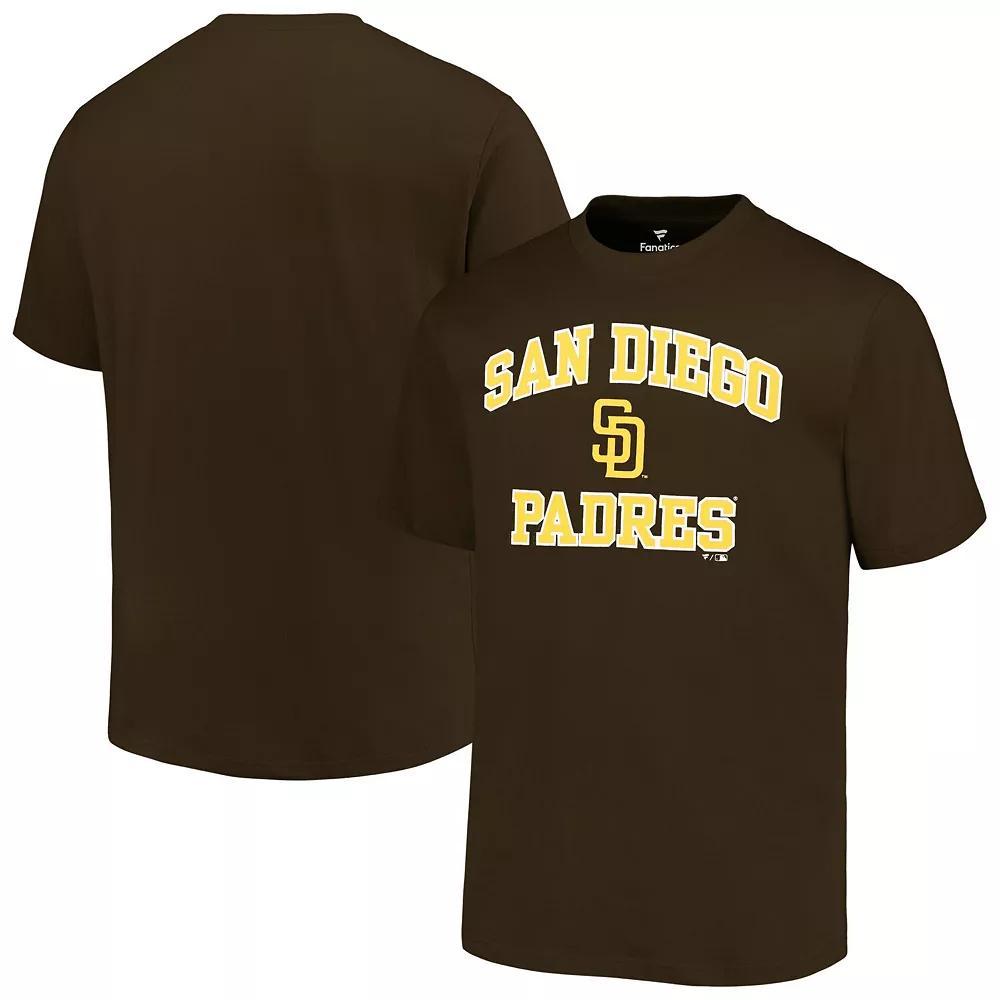 Men's Profile Brown San Diego Padres Big & Tall Heart & Soul T-Shirt, Size: 3XLT Product Image