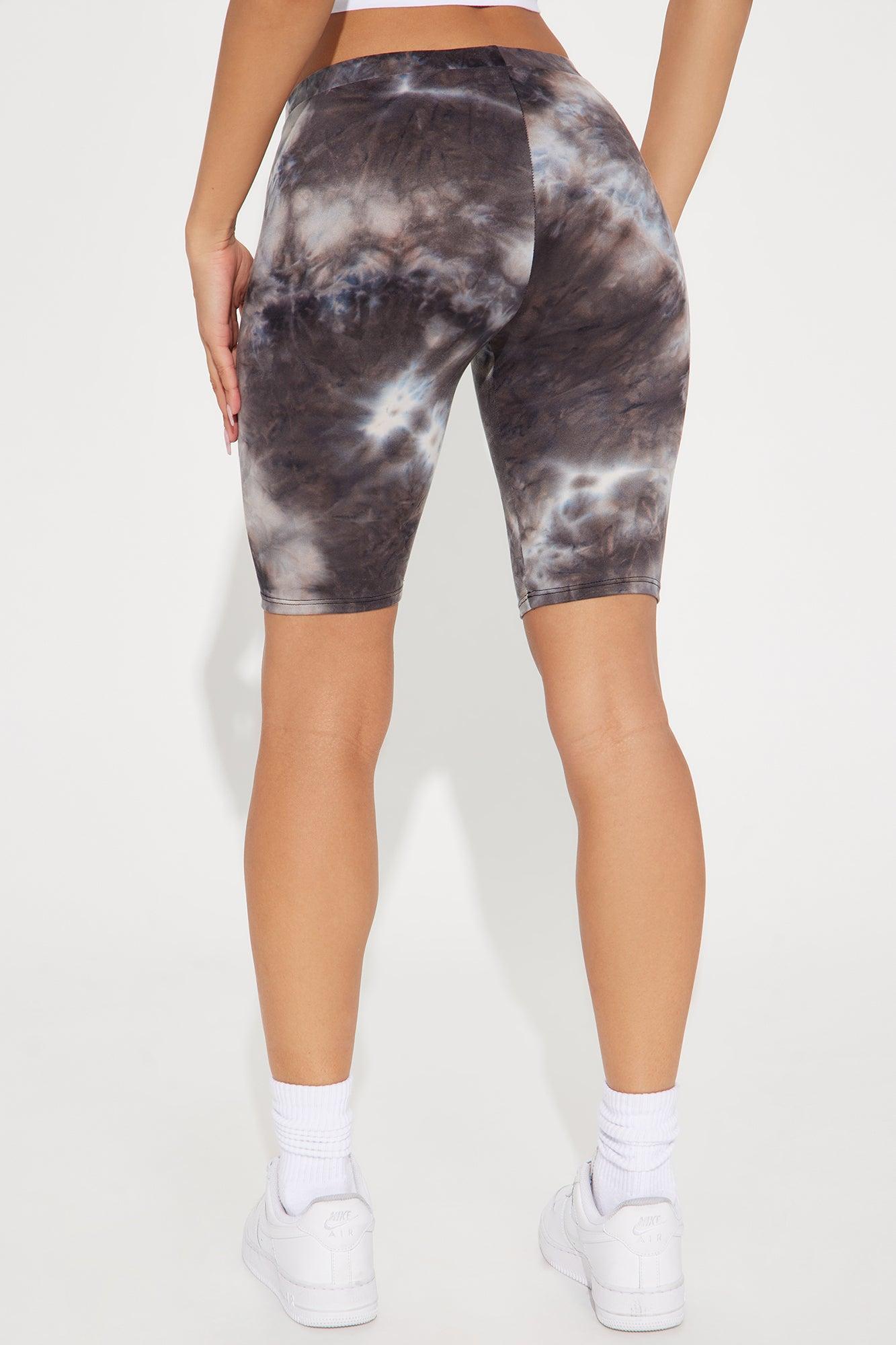 Nikki Marbled Tie Dye Short - Grey/combo Product Image