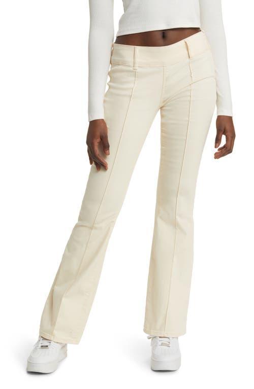 Women's Stretch Low Rise Flare Pants - Product Image