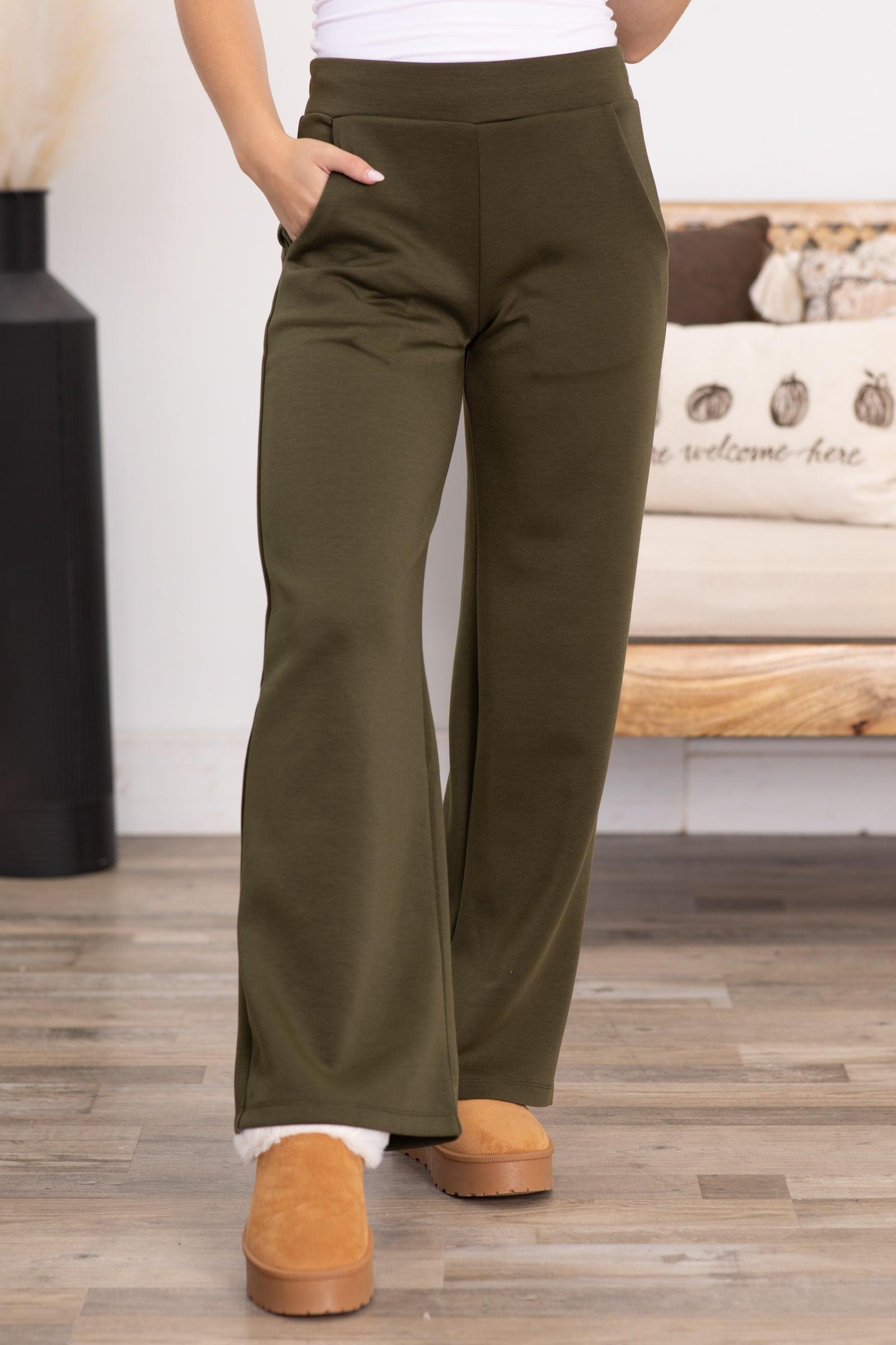 Straight Leg Scuba Lounge Pants Product Image