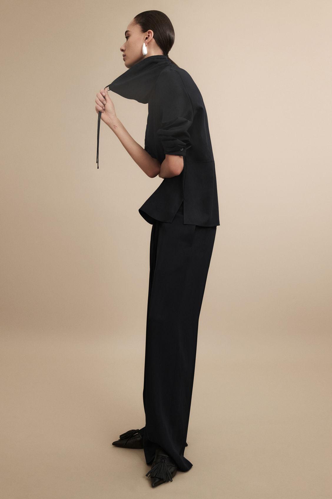 DRAWSTRING STRAIGHT-LEG PANTS Product Image