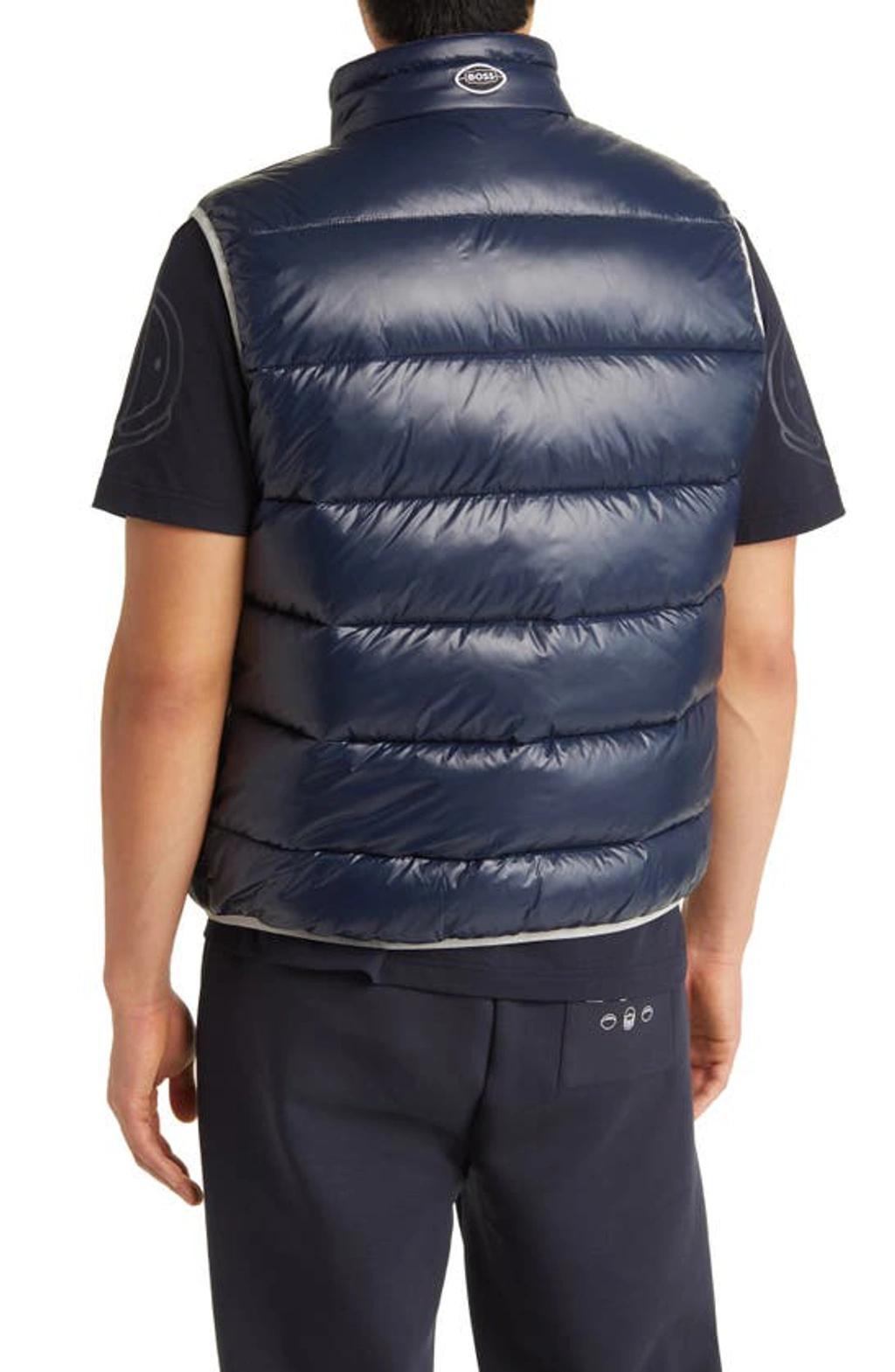 HUGO BOSS X Nfl Corner Dallas Cowboys Recycled Polyamide Puffer Vest In Blue Product Image