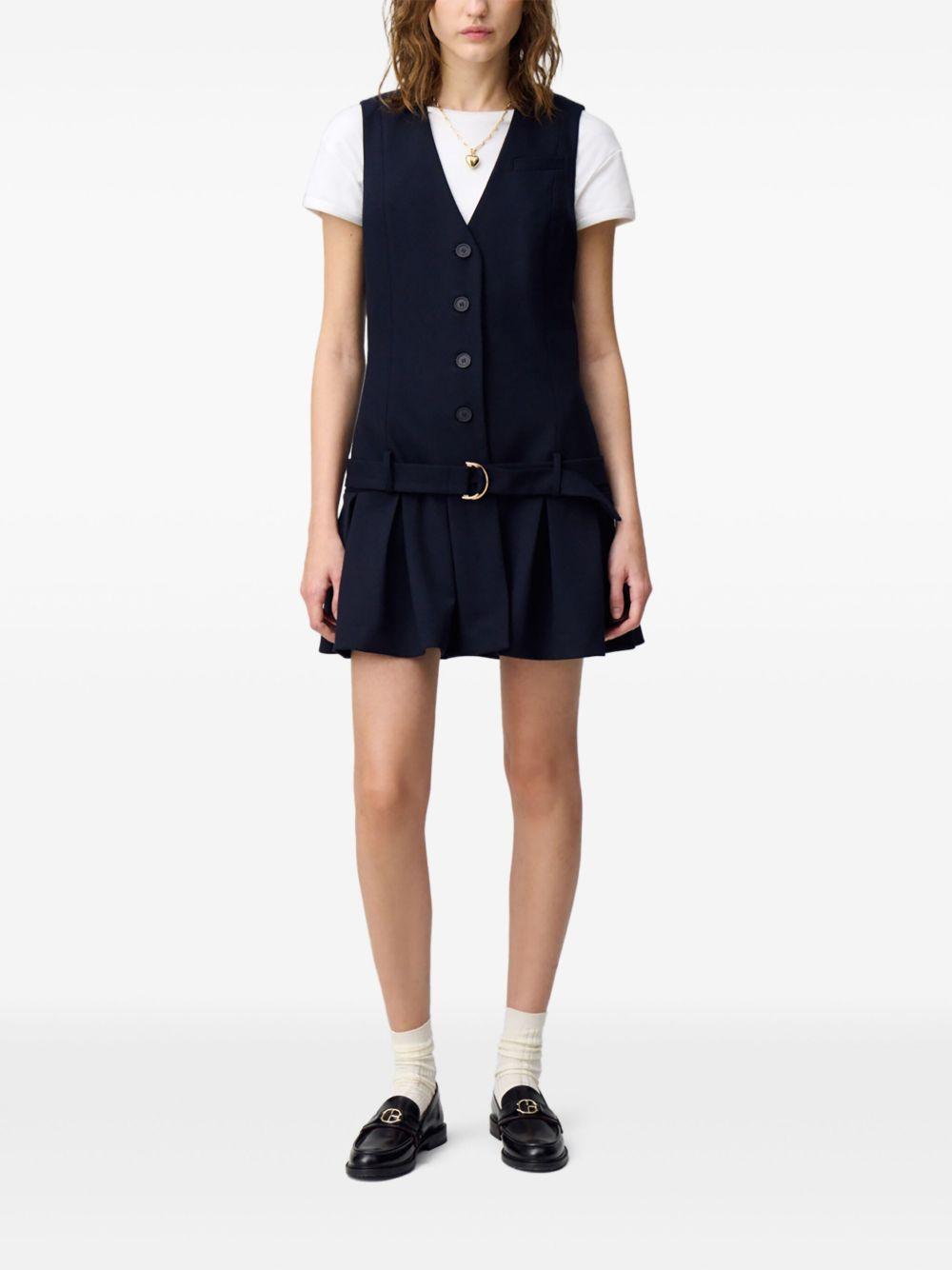 pleated mini dress Product Image