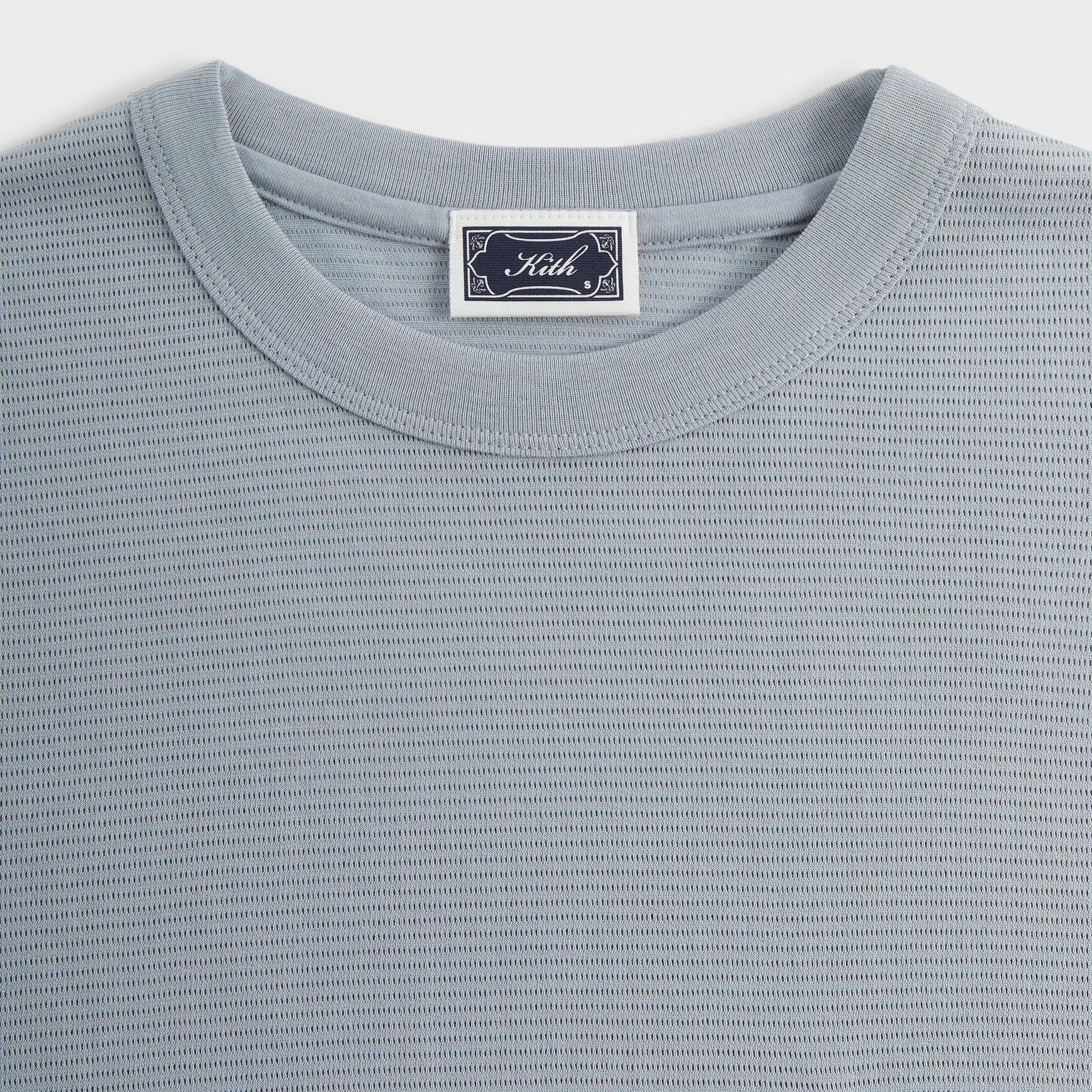 Kith Pointelle Mesh Leonard Pocket Tee - Light Indigo Male Product Image